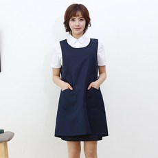 옆단추앞치마