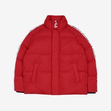 휠라 남여 공용 유니로고테잎 푸퍼 다운 패딩 점퍼 FS2DJB4102X DRD