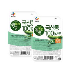 CJ 제일제당 행복한콩 국산콩100% 두부 찌개용, 22개, 180g