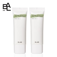 비랩 말차 하이드레이팅 리얼 선 스크린 SPF50+ PA++++ 50ml 2개 /3중기능성/쿨링선크림, 단품없음