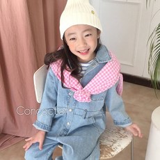 [비니블리] 꽁꼬떼 오이쁜데점퍼슈트데님 아이와엄마랑커플룩 (맘)[프리]