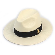 [유니버셜케미스트리] Summer Basic Line Ivory Fedora 여름모자 - 유니버셜케미스트리