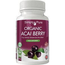Simply Pure Acai Berry 심플리퓨어 아사이 베리 90캡슐, 1개, 90정