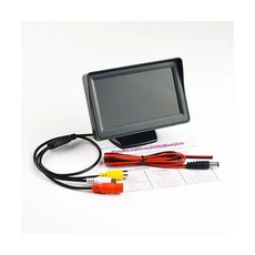 작은모니터Hippcron LCD 자동차 모니터 4.3/5 인치 TFT 디스플레이 데스크탑/접이식/미러 &#39;&#39;비디오