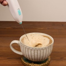 전기 거품기 계란 커피 블렌더, 파란색