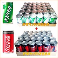 코카콜라제로 190mlx(30캔) + 칠성사이다 190mlx(30캔), 60캔, 190ml