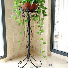 TaoBao 인테리어 철제 분체 화분대 화분받침 화분정리대 X3, 24*30*60cm브라운