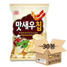 맛새우칩 코스모스 25g x 30봉지 간식 안주 주전부리 대용량