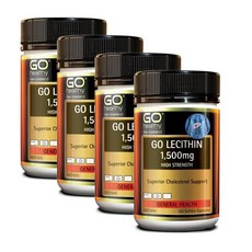 고헬씨 레시틴 1500mg Go Healthy Lecithin, 4개, 120정