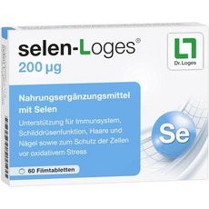 [B098B9GZGV] Dr. Loges selen-Loges 200g- 60 필름 코팅 정제 - 셀레늄 함유 보조 식품, [01]60 stuck (1er Pack), 1개