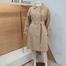 더아이잗 싱글카라 플랩 트렌치코트 IK3A0TC01 510