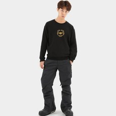 남녀공용 스키복 보드복 바지 팬츠 LAZ-P801-MELANGEBLACK-M