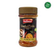 Pakistan Brand National Crushed Pickle Mixed In oil 파키스탄 브랜드 내셔널 으깬 피클 오일 혼합, 5개, 750mg