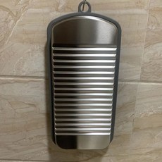 스텐빨래판 야외 싱크대 속옷 양말 빨래판싱크대 실내 스테인레스 빨래판 의류 가정용 손빨래, 그레이39.5x19x3cm, 1개