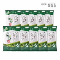 지도표 성경 녹차김, 30g, 10개