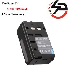 6 V 4200 mAh NI MH NP 77H 교체 소니 NP 66 NP 67 NP 68 NP 77 NP 98 NP 77H NP 55|camera battery|battery, 1개, 1pc, 단일