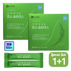 고이담은 효소 슬림에스 3g x 60포, 2개, 180g