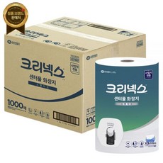 크리넥스 센터풀 점보롤 화장지 1000매 12롤 4534661, 12개