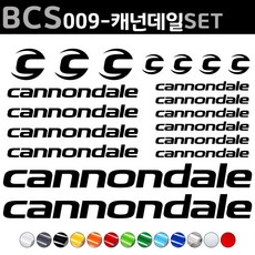 엠씨싸인 자전거로고데칼 BCS009 캐넌데일 자전거스티커 자전거꾸미기, 1세트