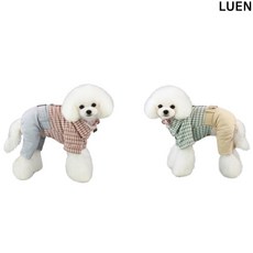 LUEN 비리넌 반려 동물 셔츠 강아지 고양이 애 견 묘 캣 펫 가정 매장 업소 외출 산책 실내, 핑크, 1개