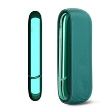 IQOS 3.0 담배 캡용 3in1 미끄럼 방지 실리콘 케이스 듀오 보호 커버 도어 포함, 24 2in1 Jade Green