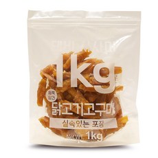 테비 치킨 사사미 1kg, 테비 사사미 1kg 닭고기고구마, 1개 - 테비사사미1kg