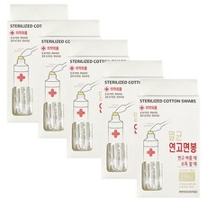 풍성 연고면봉 소독면봉 화장면봉 면봉, 30개입, 5개