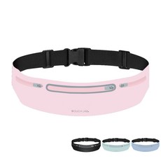 파우치랩 플립벨트 러닝벨트 3세대 러닝 가방 마라톤 등산 힙색, 네츄럴 핑크