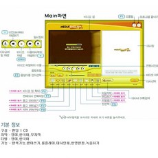 미디어잉글리쉬프로 ( 상 ) 10편 SET/받아쓰기+따라하기+반복기능+자막선택+롤플레잉+자막인쇄+영상편집기능등 자기주도학습기능제품
