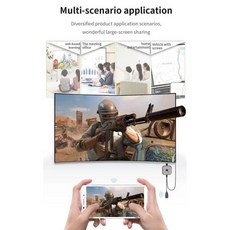 무선 HDMI 비디오 송신기 리시버 G6W 키트 익스텐더 어댑터 모니터 프로젝터 노트북용 TV 동글 1080P, 02 2.4G, 1개