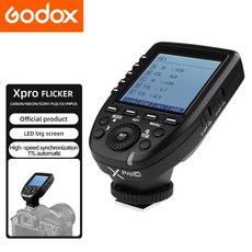 Godox XproTFlash 트리거 플래시 이미터 셧다운 2.4G 블루투스 외부 탑 라이트 캐논 니콘, 02 Xpro-C, 1개