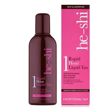 HE-SHI 히쉬 라피드 1HOUR 리퀴드 탠, 2개, 150ml