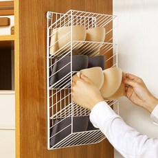 벽걸이 속옷정리함 양말 정리 서랍칸막이 칸막이 속옷 수납함 4칸