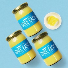 브이플랜 네덜란드 유기농 기 버터 무염 Ghee 735g 베이킹재료 스테이크, 3개, 245g