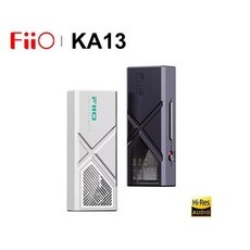 블루투스 미니앰프 FiiO KA13 USB DAC AMP 미니 데스크탑 모드 헤드폰 앰프 CS43131 SGM8262 칩 고해상도 오디오 3.5 + 4.4mm 550mW 전력 출력, 03 KA13 black(case-G) - ka13dac