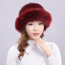 마스케라밍크모자