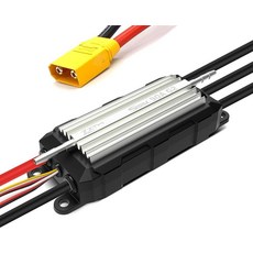 130A 고전압 ESC 6-14S 방수 브러시리스 ESC 6V 7.4V 8.4V 조절 가능/10A BEC 및 XT90 6.0mm 바나나 헤드 커넥터 모델 및 RC 보트용, 90A(3-8S)/BEC 8A, 1개