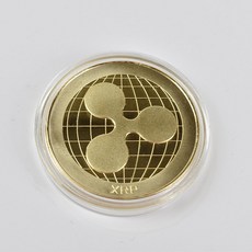 XRP CRYPTO 기념 리플 동전 행운 코인 핫 1PC, [03] Gold Ripple