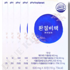 환절비책 600mg x 30정 x 5박스 5개월분 삼백초 퀘르세틴