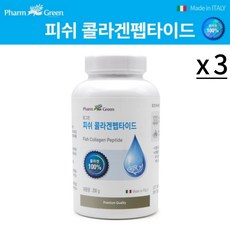 팜그린 피쉬콜라겐 펩타이드 200g x 1통 (40회분) 이탈리아 저분자 피쉬콜라겐 피부관리 탄력 안티에이징, 3통 (120회분)