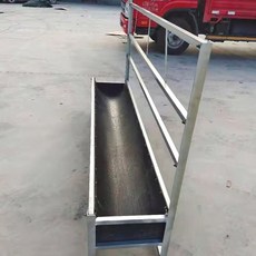 송아지먹이통 축산용품 염소 여물 사료 먹이통 사료통, 1개, 1.5m x 1.1m 단면홈통
