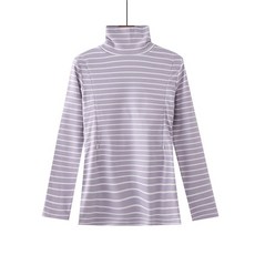 두터운 융털 겨울 가을 긴 소매 목폴라 핏아우터 임부복 상의 산후 잠옷 산욕기룩