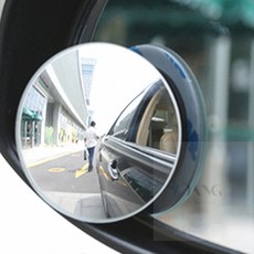 장매니저 자동차 사이드미러 보조미러 360도회전 접척스티커 차량거울, 1개