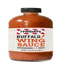 TGI FRIDAYS Sauce Buffalo Wing 17 Ounce (Pack of 6), 1