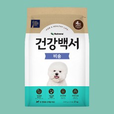 뉴트리나 건강백서 미니비숑사료 화이트도그 2kg