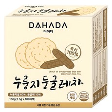 다하다 누룽지둥굴레차, 1.5g, 100개입, 1개 1개, 100개입, 150g