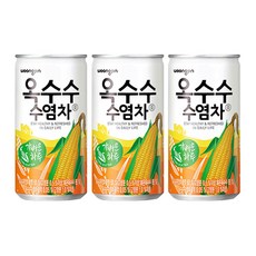 웅진 옥수수수염차 180ml 40캔, 40개