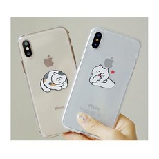 갤럭시노트9 TZ 뚱냥이 투명젤리 폰케이스 N960