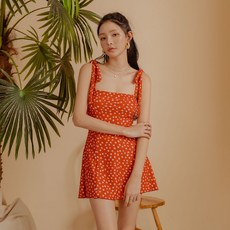 여성 체형커버 수영복 치마 원피스 모노키니 커버업 빅사이즈 상품 이미지