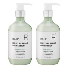 라입 모이스처 리페어 바디로션 베이비파우더향, 2개, 500ml 2개, 500ml